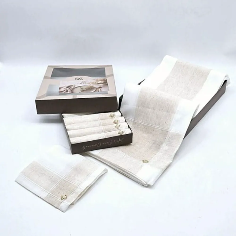 Fabric Napkin & Ring Set